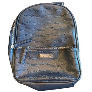 Nautica Navy Blue Backpack Purse